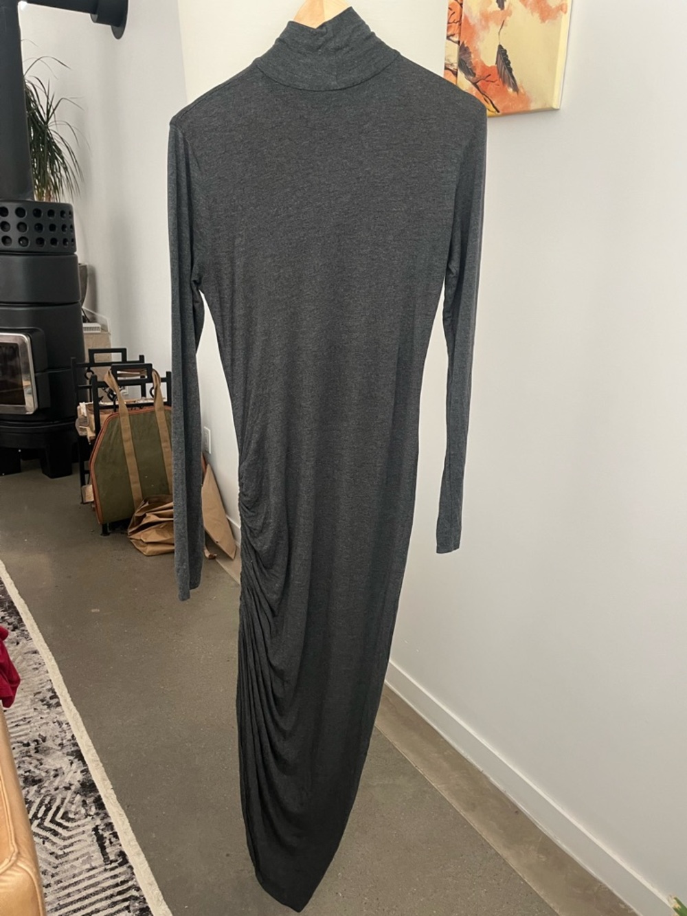 Norma Kamali Draped Midi Dress - Picture 4 of 5